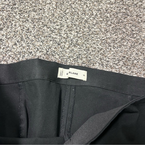 Everlane Pants Trousers Womens Size 16 The Work Pant Black Side-Zip Stretch - Picture 2 of 4